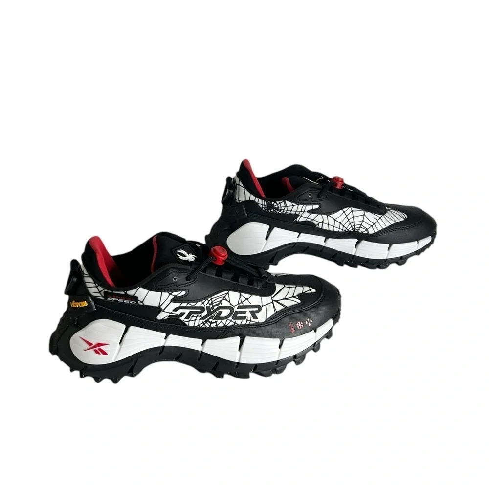 Spyder X Reebok Zig Kinetic 2.5 Edge White/ Core Black Athletic Shoes